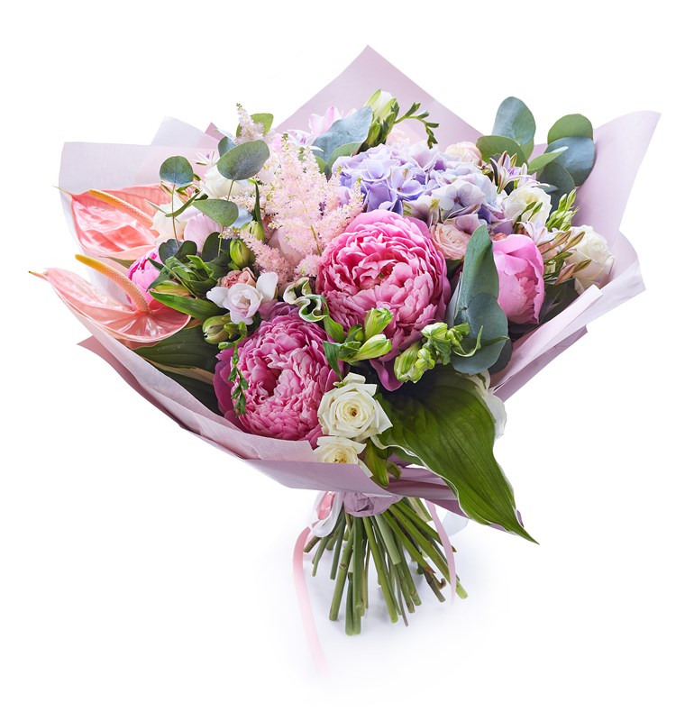 Bouquet de saison pastel